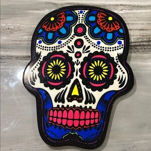 Colorful Sugar Skull Wall Art New with tags from a local artist in Tarpon Sp FL